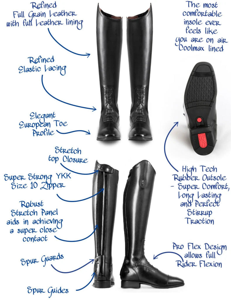 Donatello Junior Jumping Tall Boots by Tredstep