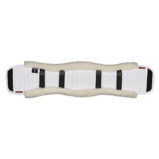 Dressage Shaped Girth Covers (Merino Lambswool) by Le Mieux (Clearance)