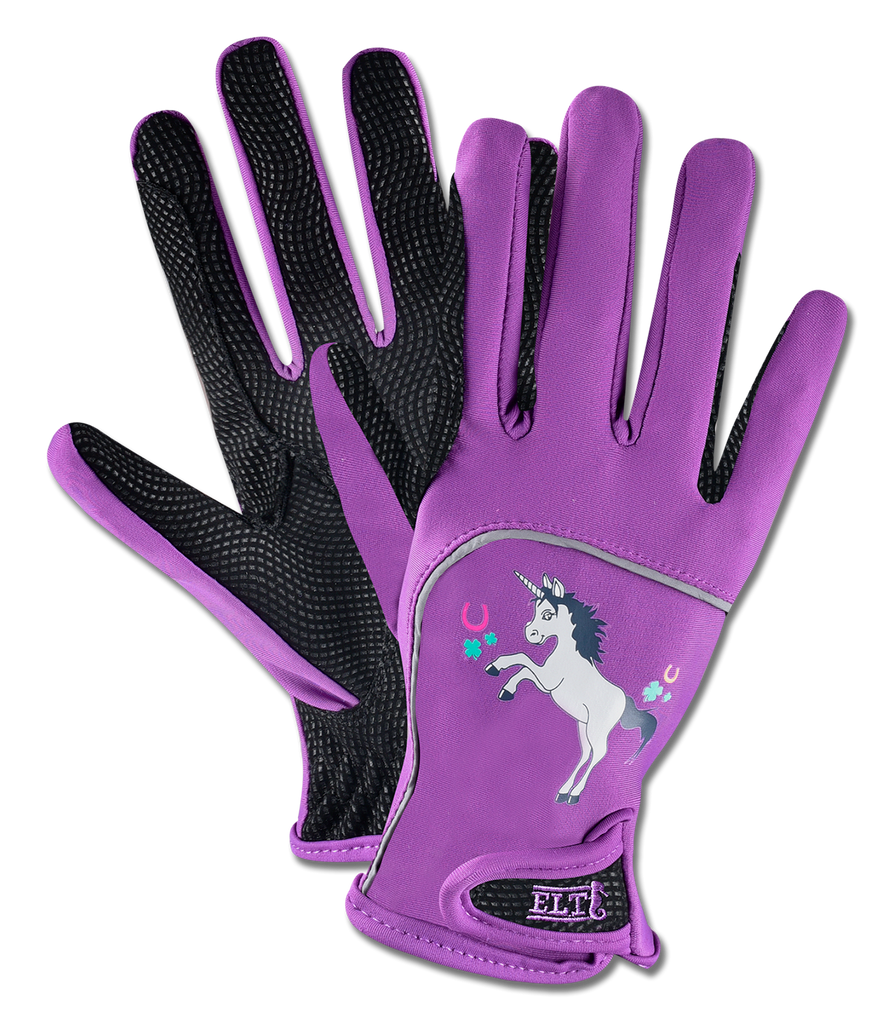 Metropolitan Unicorn Kids Riding Gloves by Waldhausen