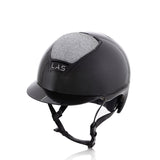 LAS Helmet Opera Crystal Black with Large Visor