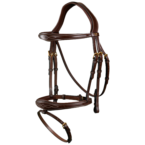 Dy'on Anatomic Flash Noseband Bridle DYABAB