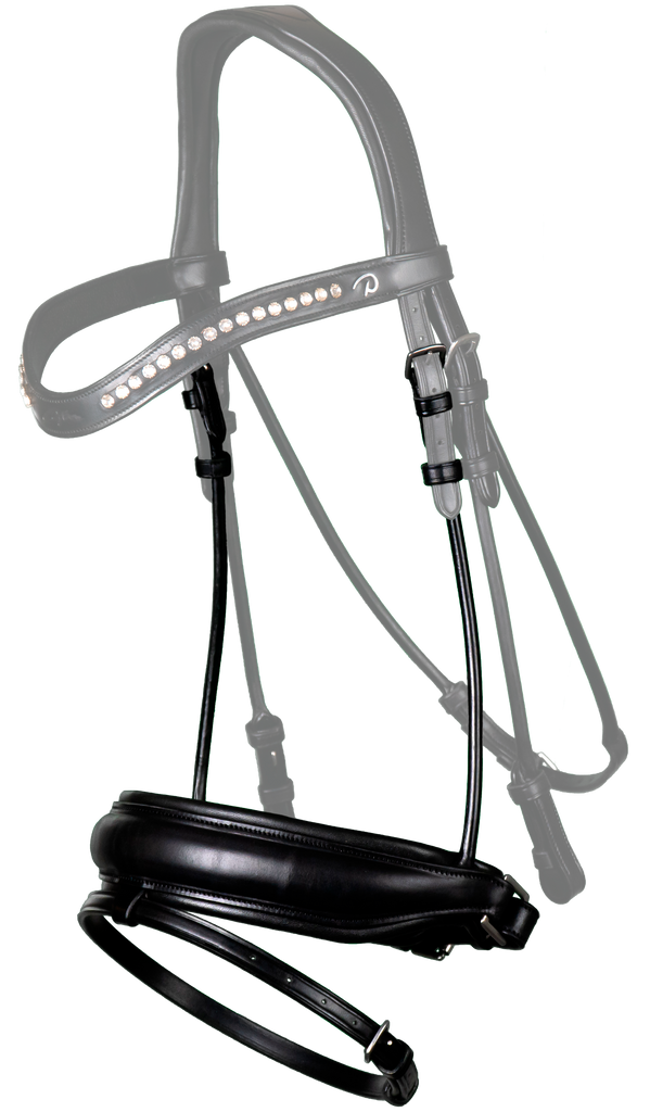 Dy'on Dressage Matt Large Crank Noseband with Flash NR04M