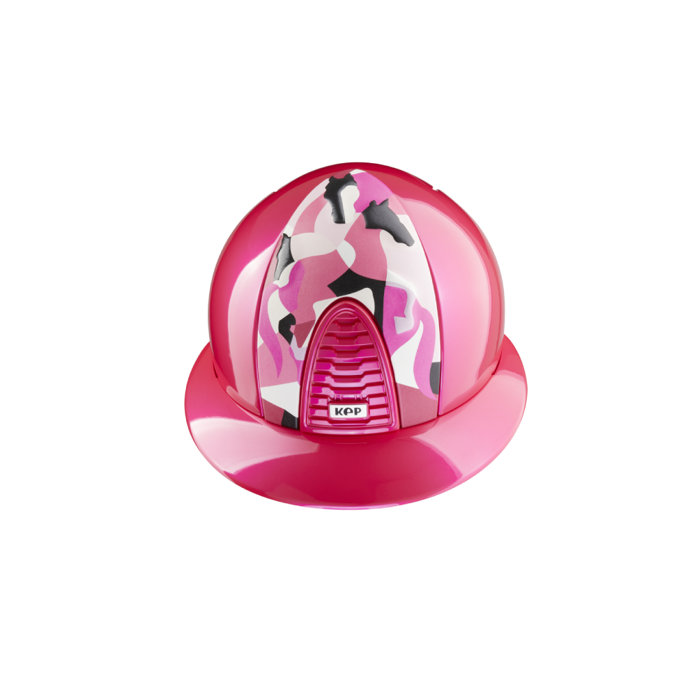 Riding Helmet Cromo 2.0 Metal Polo - Pink Vikings by KEP