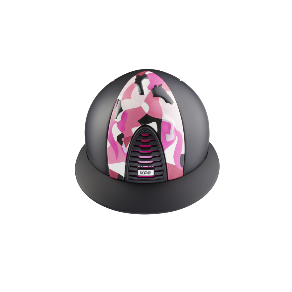 Riding Helmet Cromo 2.0 Textile Polo - Pink Vikings by KEP