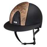 Riding Helmet Cromo 2.0 Textile Polo & Swarovski Frame - Rosegold Lace by KEP