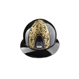 Riding Helmet Cromo 2.0 Polish Polo & Swarovski Frame - Gold Lace by KEP