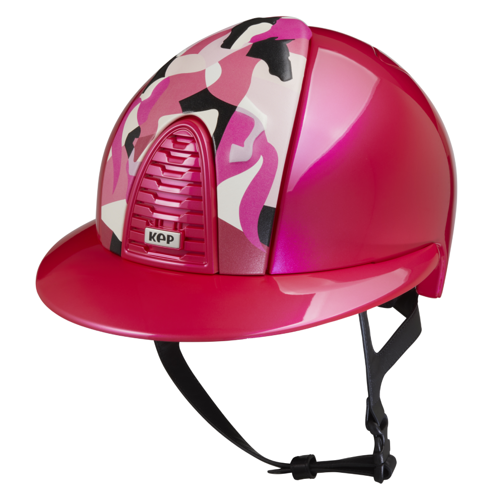 Riding Helmet Cromo 2.0 Metal Polo - Pink Vikings by KEP