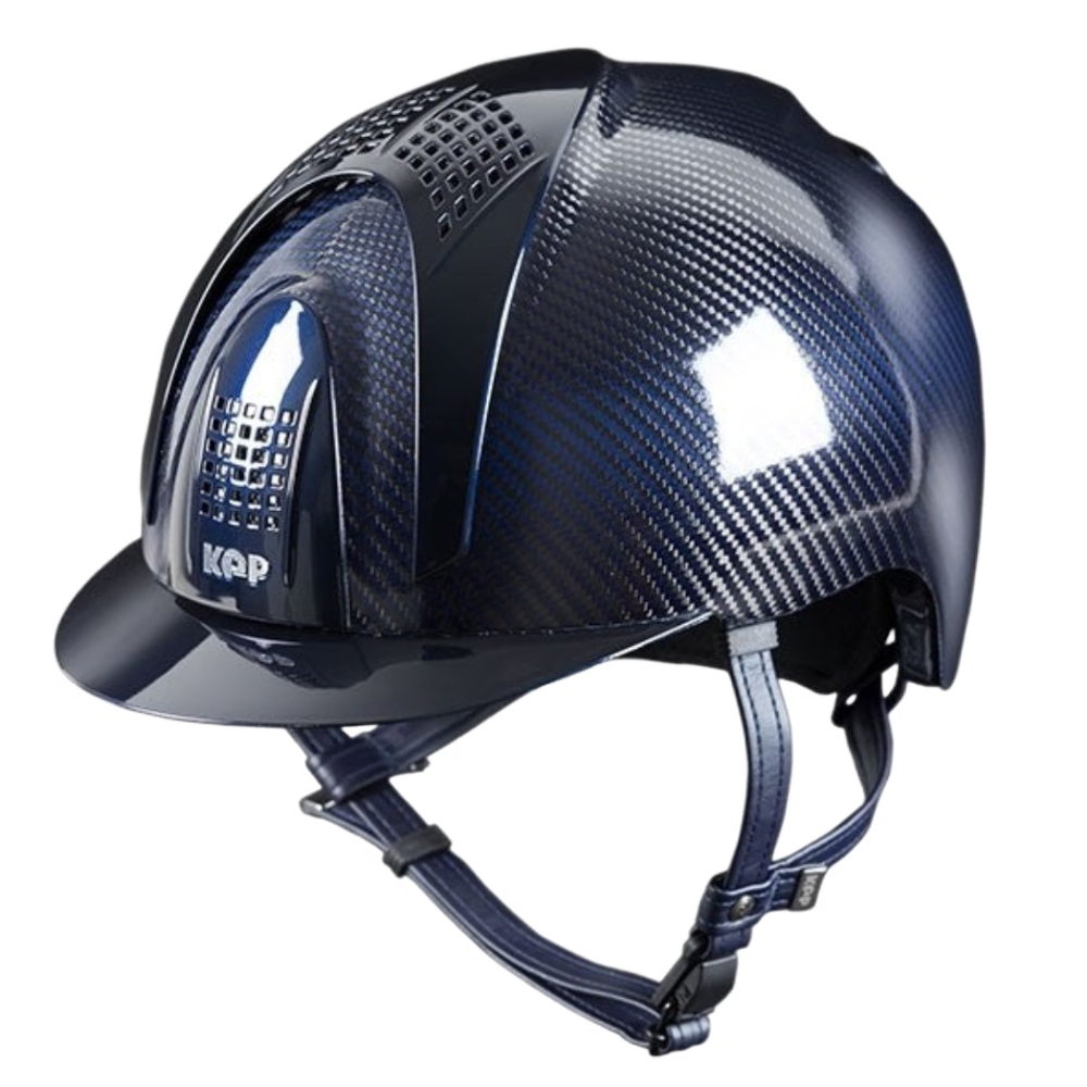 E-LIGHT Carbon Helmet - Shine Blue with 3 Shine Inserts by KEP