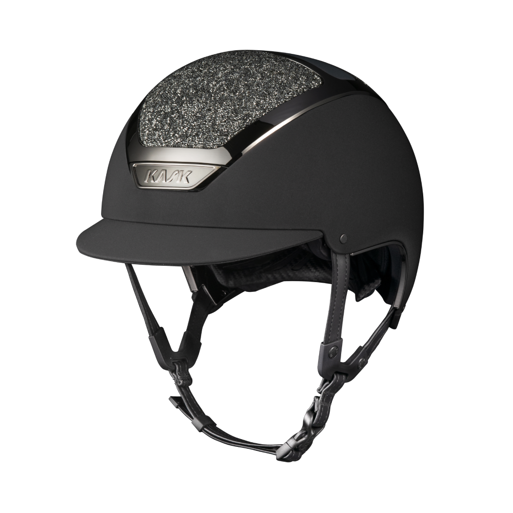 Swarovski Midnight Dogma Chrome Riding Helmet by KASK