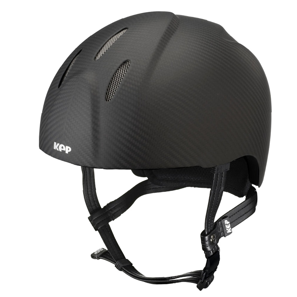 E-LIGHT Carbon Helmet - Naked Matt Jockey by KEP