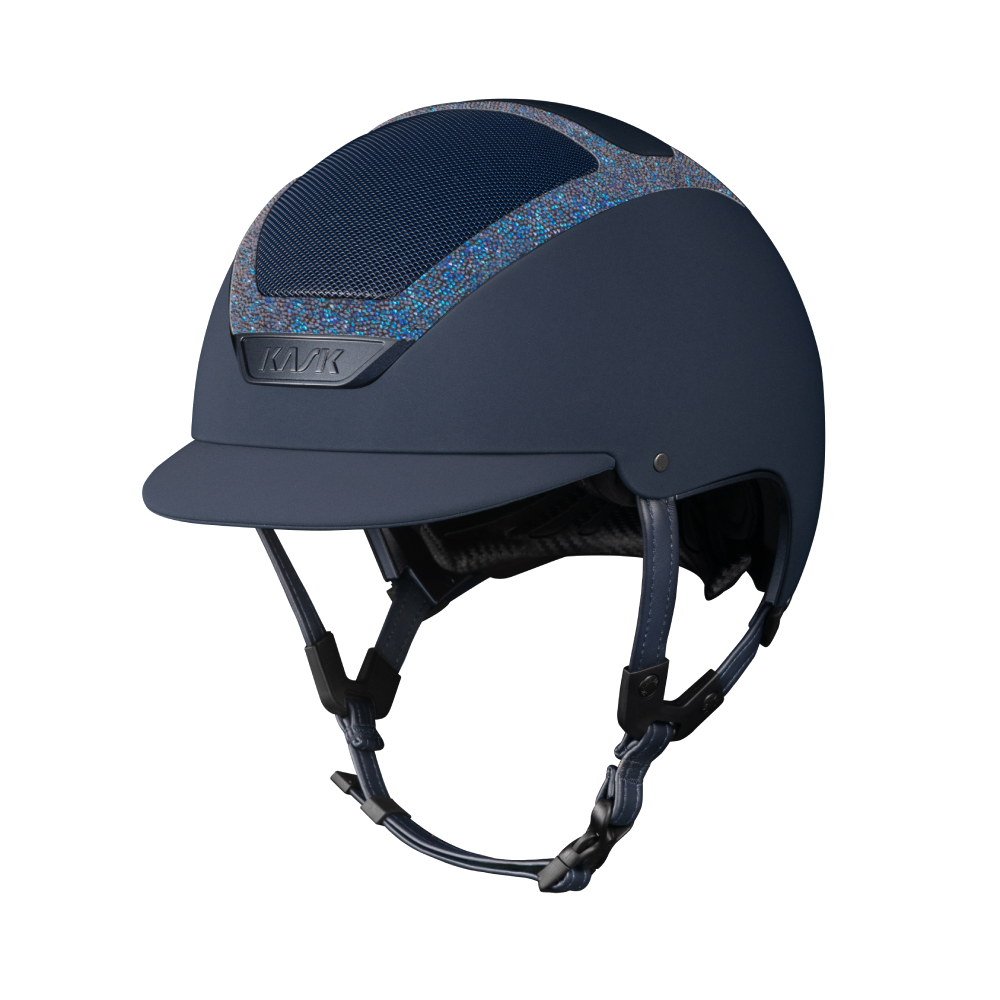 Swarovski Frame Dogma Chrome Riding Helmet by KASK (Clearance)