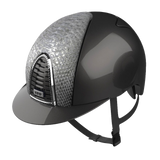 Riding Helmet Cromo 2.0 Silver Laminated Python by KEP