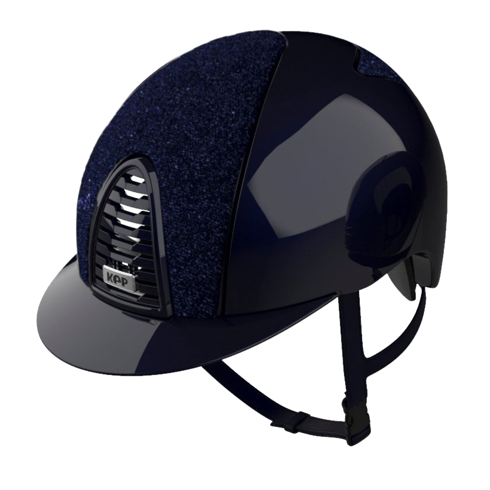 Riding Helmet Cromo 2.0 Polish with Glitter Front & Rear by KEP