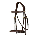 Dy'on Leather Covered Rope Noseband Bridle DYAAAI