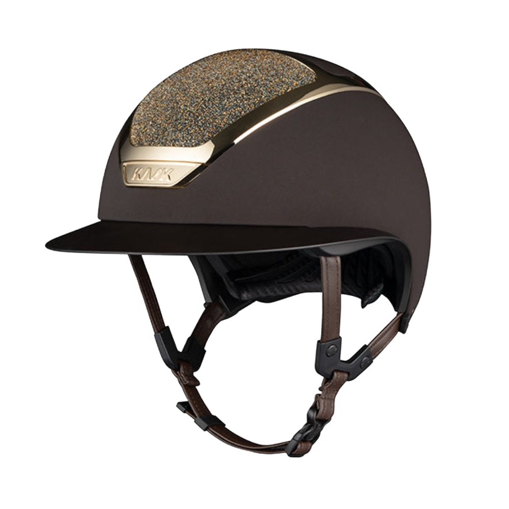 Swarovski Carpet Without Top Star Lady Chrome Riding Helmet by KASK