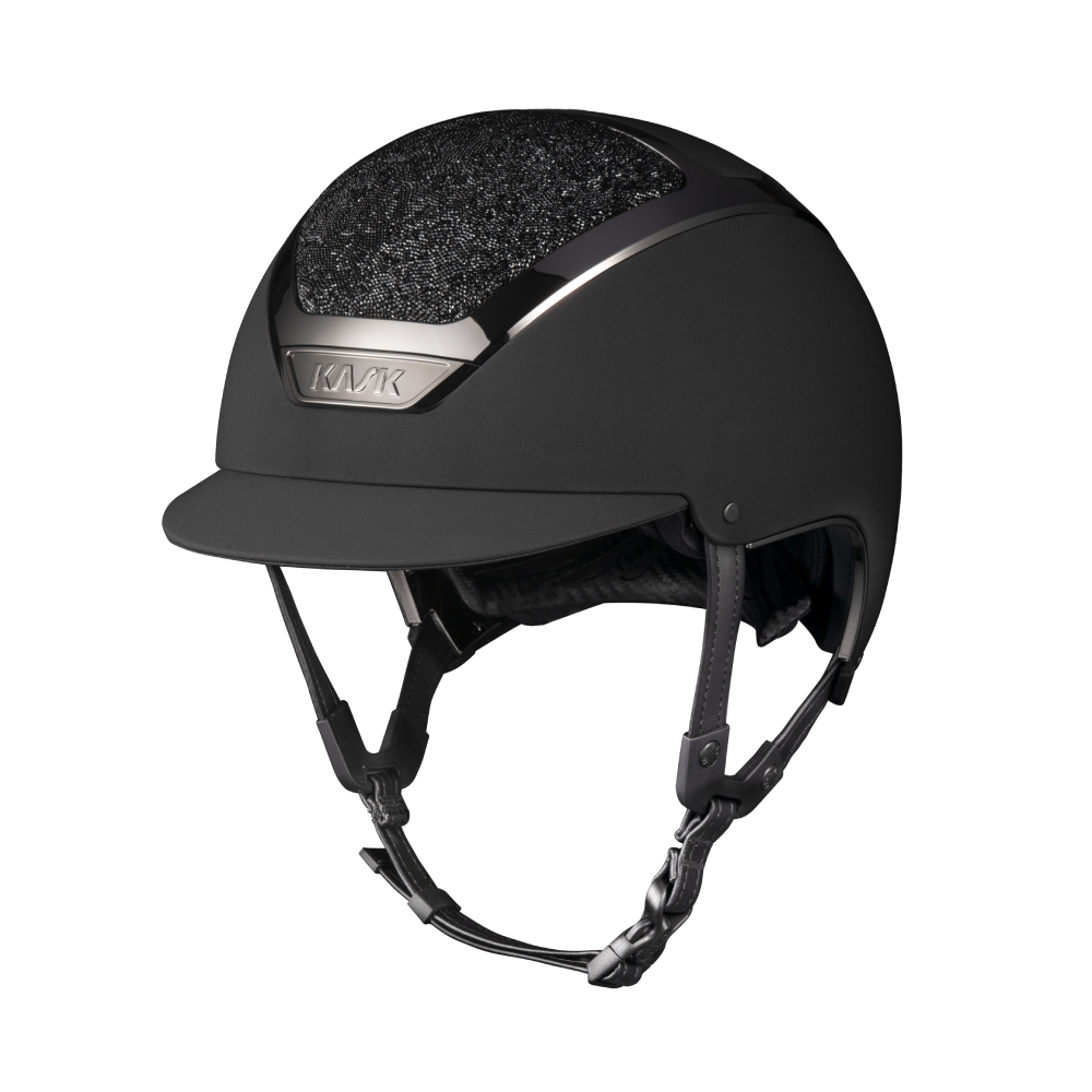 Swarovski Midnight Dogma Chrome Riding Helmet by KASK