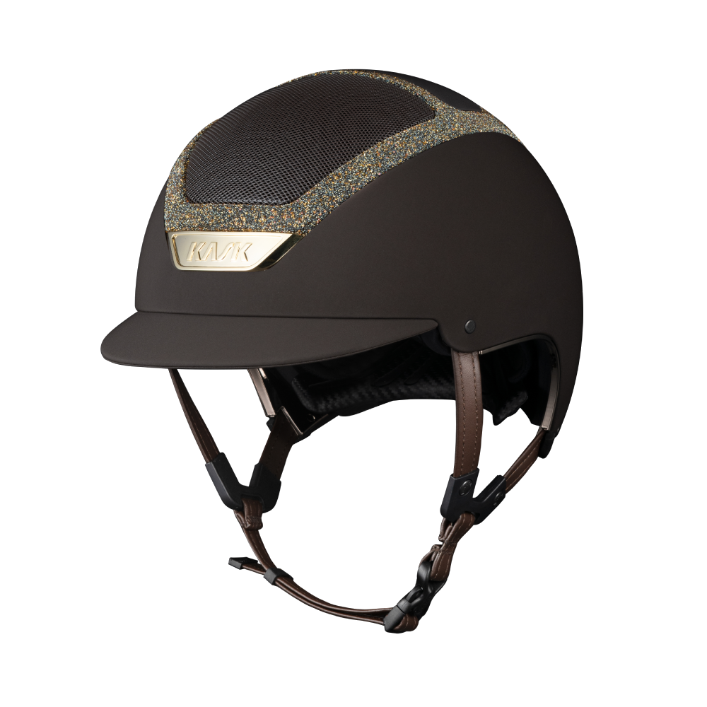 Swarovski Frame Dogma Chrome Riding Helmet by KASK