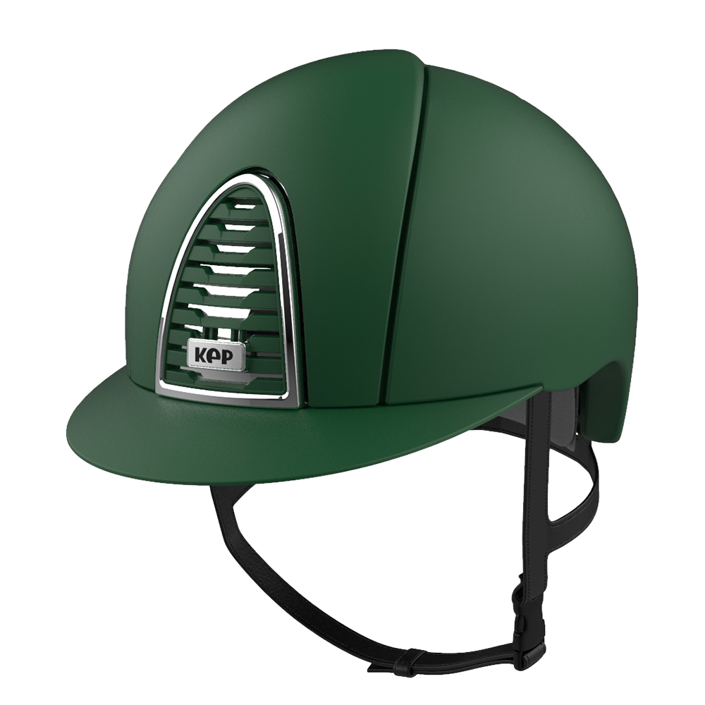 Riding Helmet Cromo 2.0 Textile Dark Green by KEP