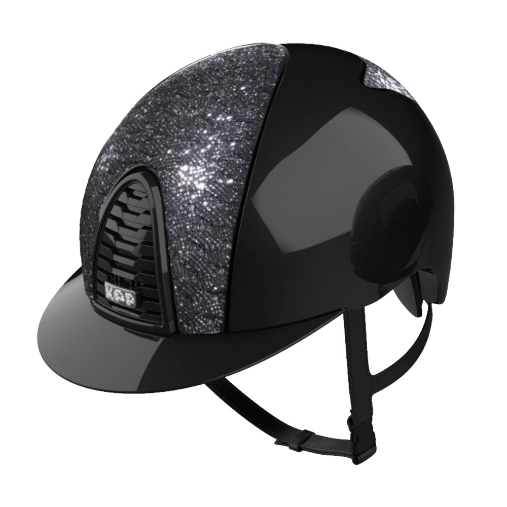 Riding Helmet Cromo 2.0 Polish Black - Klimt by KEP Italia