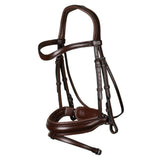 Dy'on Matt Medium Crank Noseband Bridle with Flash NEDCAP