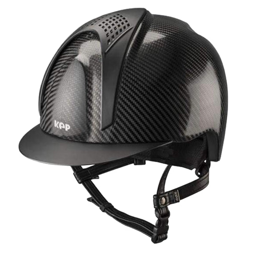 E-LIGHT Carbon Helmet - Shine with 2 Matt Inserts by KEP