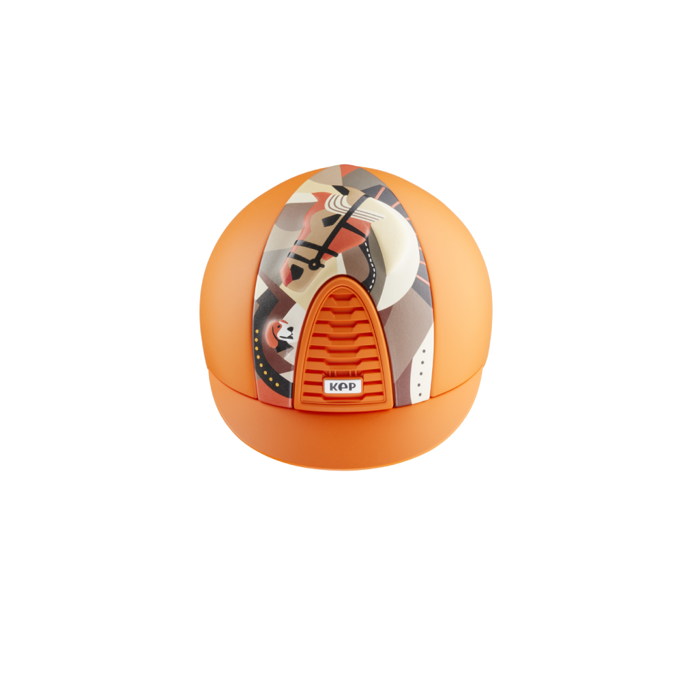 Riding Helmet Cromo 2.0 - Orange Pegasus by KEP