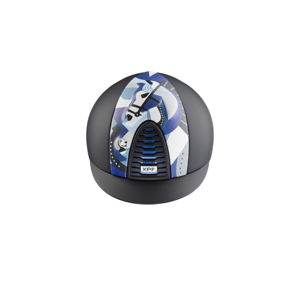 Riding Helmet Cromo 2.0 Textile - Blue Pegasus by KEP