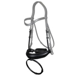 Dy'on New English Dressage Matt Large Crank Noseband with Flash NE04M