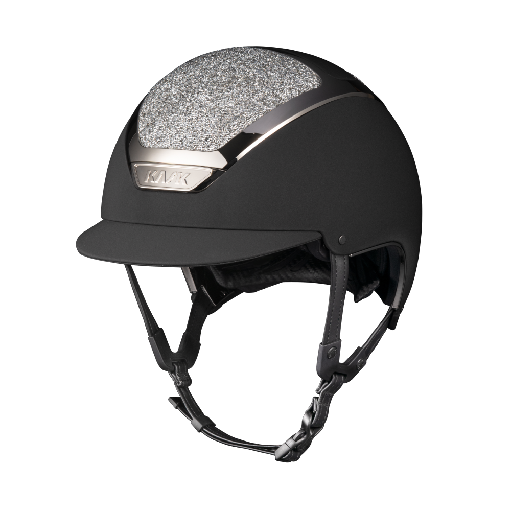 Swarovski Midnight Dogma Chrome Riding Helmet by KASK