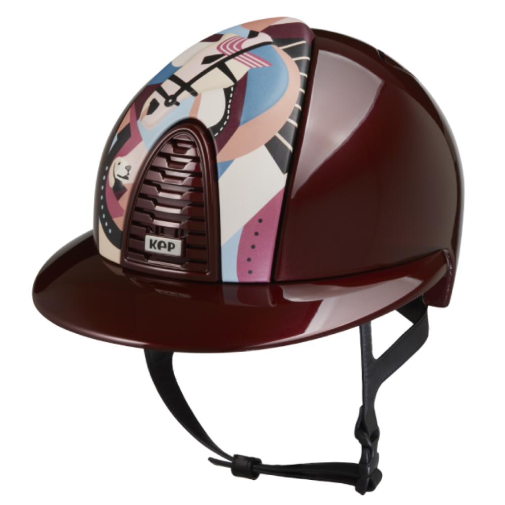 Riding Helmet Cromo 2.0 Metal Polo - Pink Pegasus by KEP