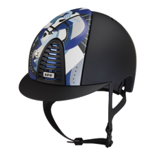 Riding Helmet Cromo 2.0 Textile - Blue Pegasus by KEP
