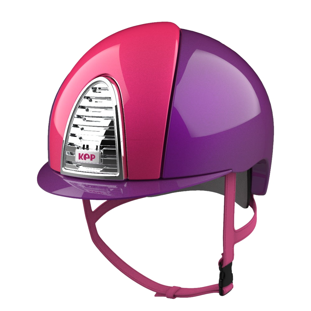 Riding Helmet Cromo 2.0 XC Polish Purple & Cerise by KEP