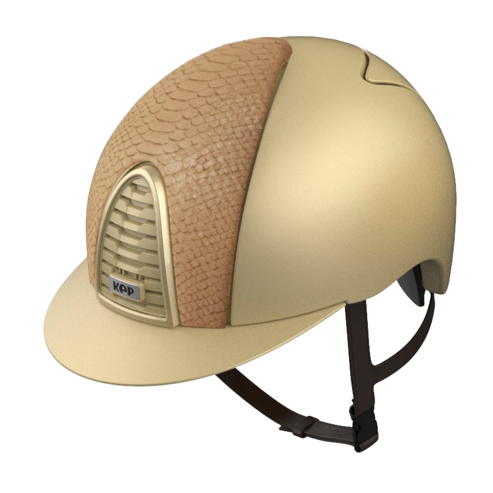 Riding Helmet Cromo 2.0 Golden Sand Python by KEP