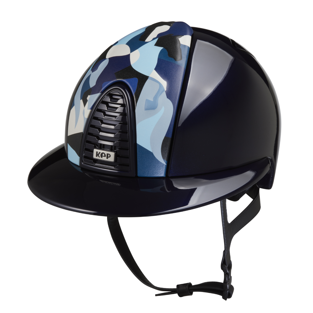 Riding Helmet Cromo 2.0 Polish Polo - Blue Vikings by KEP