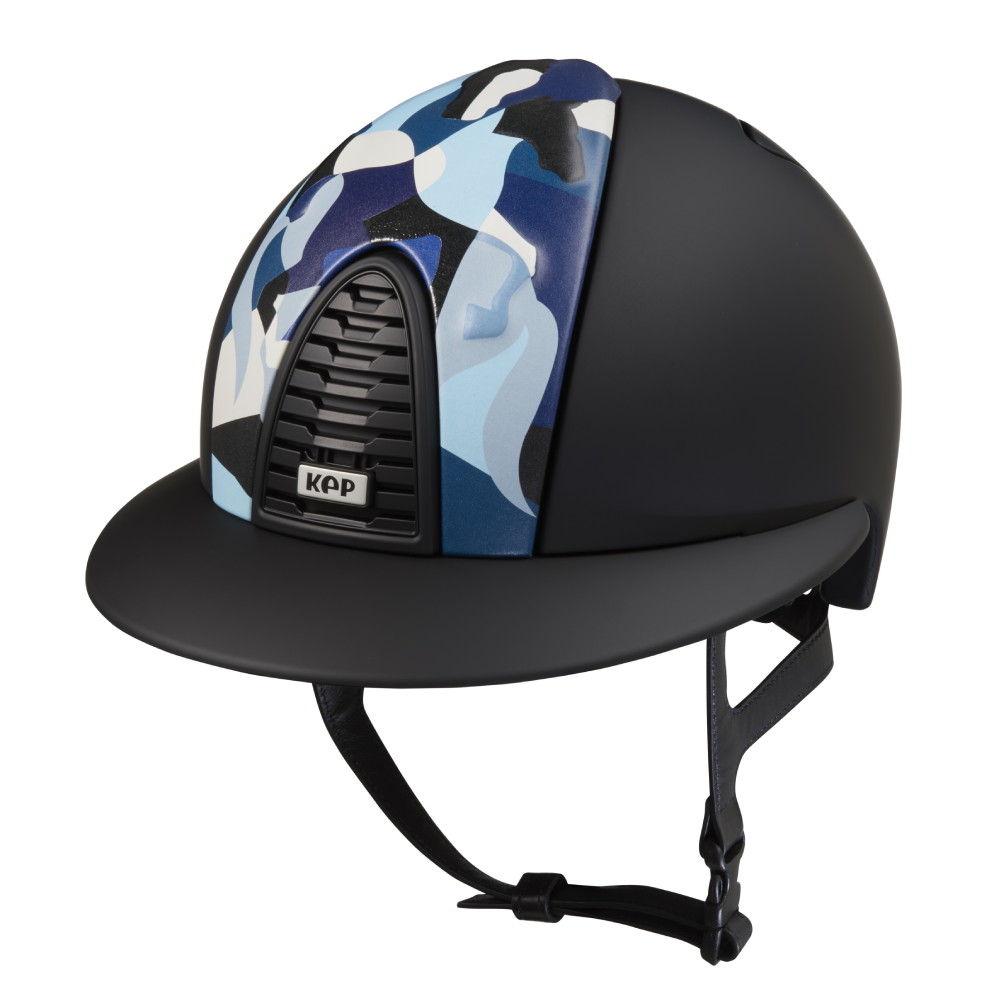 Riding Helmet Cromo 2.0 Textile Polo - Blue Vikings by KEP