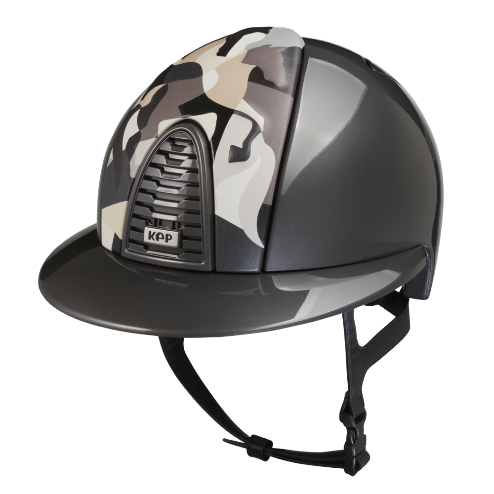 Riding Helmet Cromo 2.0 Polish Polo - Grey Vikings by KEP