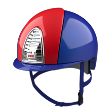 Riding Helmet Cromo 2.0 XC Polish Royal Blue & Red by KEP