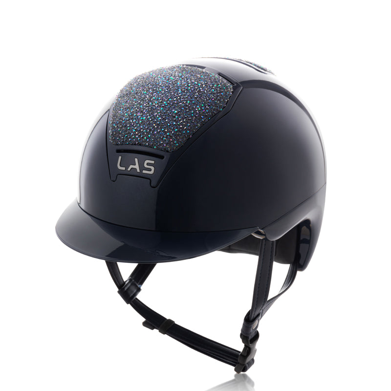 LAS Helmet Opera Crystal Medley Navy Blue with Large Visor