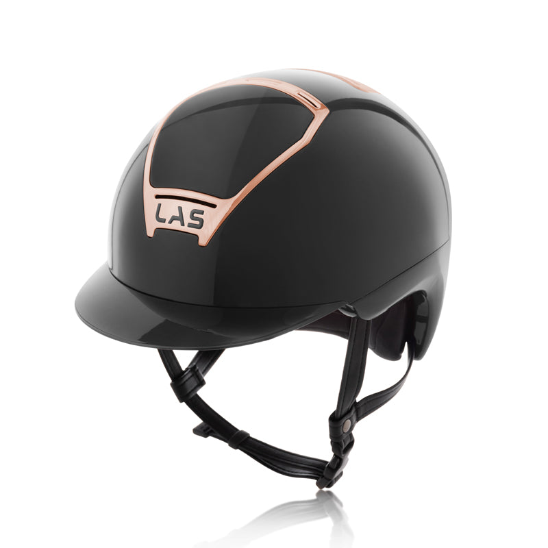 LAS Helmet Opera Metal with Rosegold Frame & Large Visor