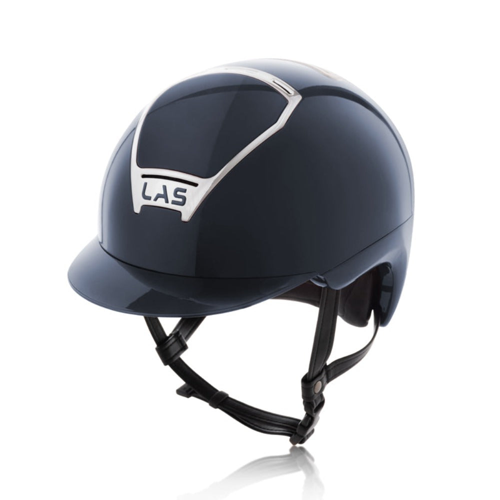 LAS Helmet Opera Metal with Silver Frame & Large Visor