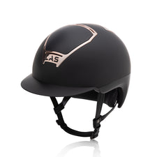 LAS Helmet Opera Metal with Rosegold Frame & Standard Visor