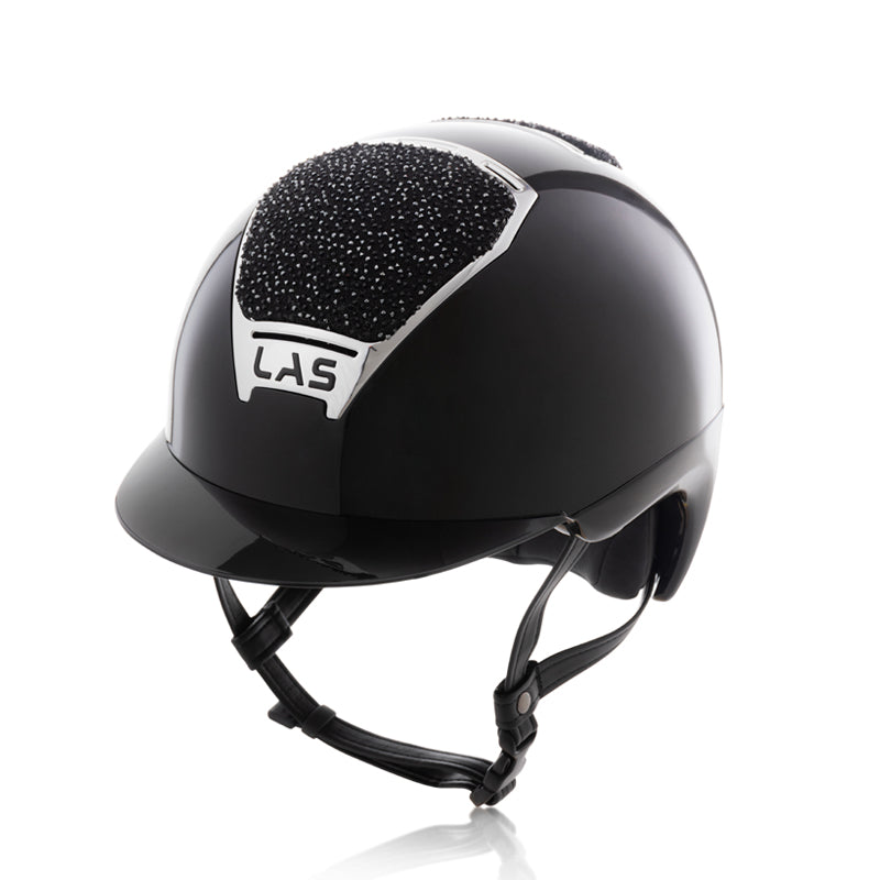 LAS Helmet Opera Crystal Medley Black with Large Visor