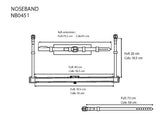 Crank Noseband with Removable Rubber Insert Loop by Equiline