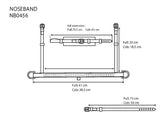 Crank Noseband with Silver Clincher by Equiline