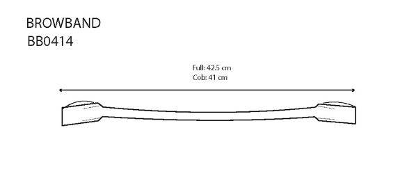 Rounded Browband by Equiline