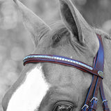 Dy'on New English Silver Clincher Straight Browband NE02L