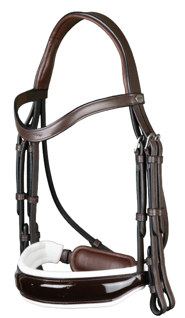 Dy'on Large Crank Noseband Double Bridle WOECAR/S/T