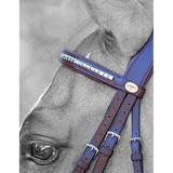 Dy'on New English Silver Clincher Straight Browband NE02L