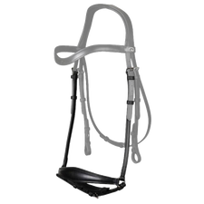 Dy'on New English Dressage Matt Drop Noseband with Pull Back NE04Q