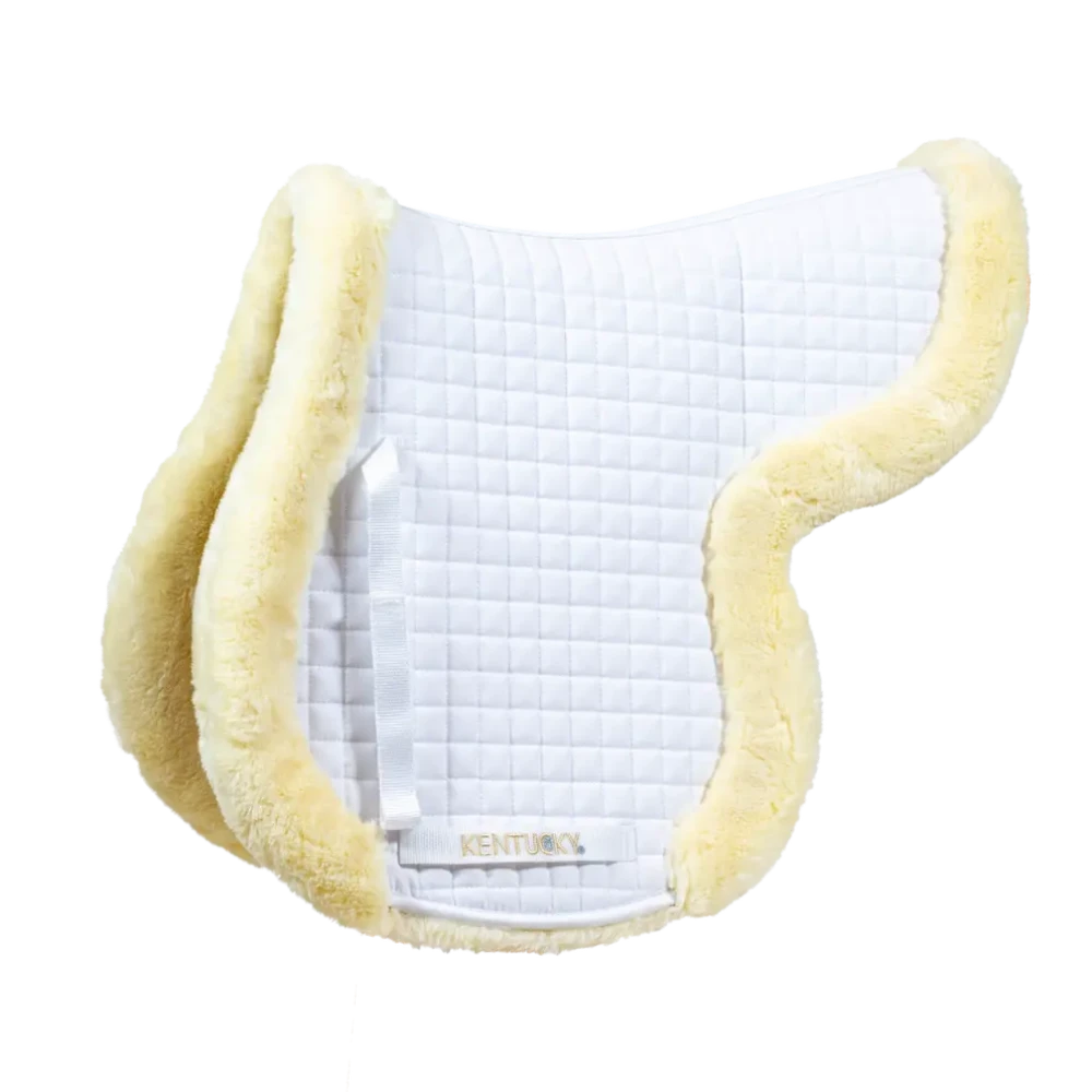 Saddle Pad Hunter vegan sheepskin jumping by Kentucky